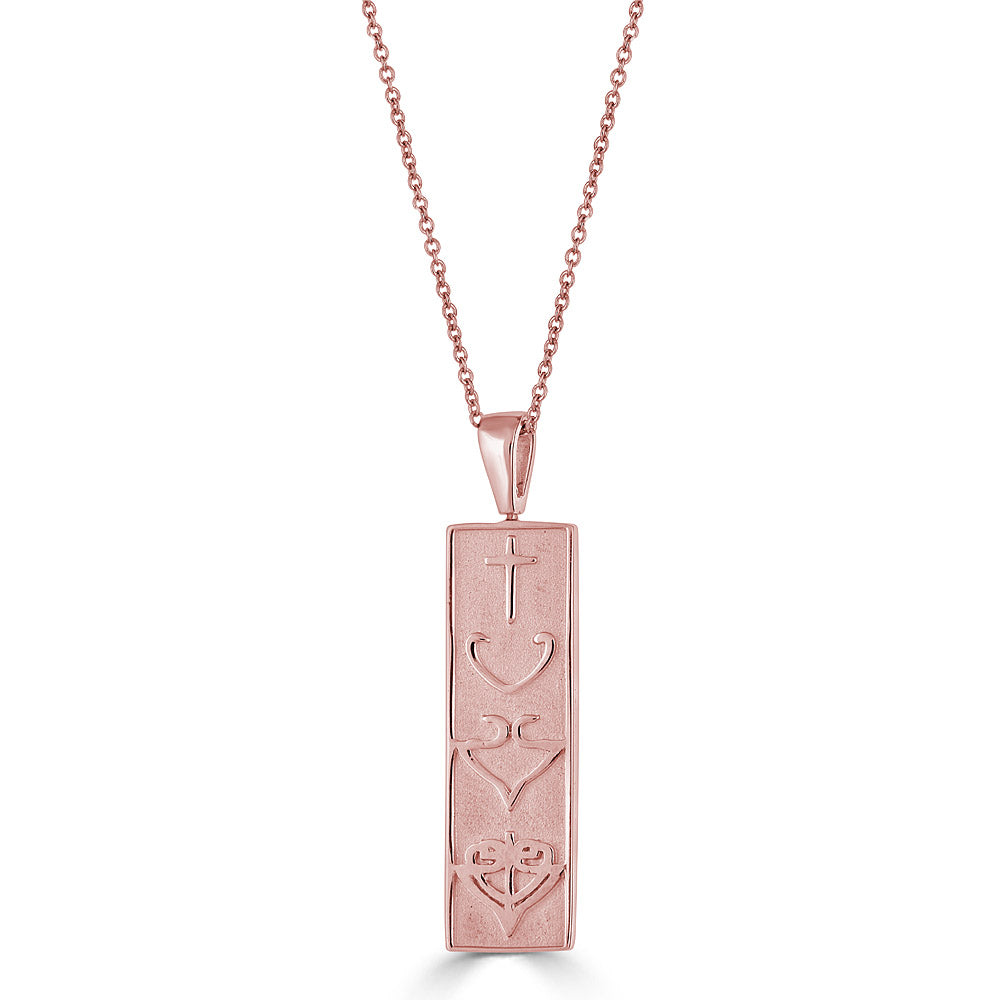 Reversible Vertical Bar HopeStrong® Pendant