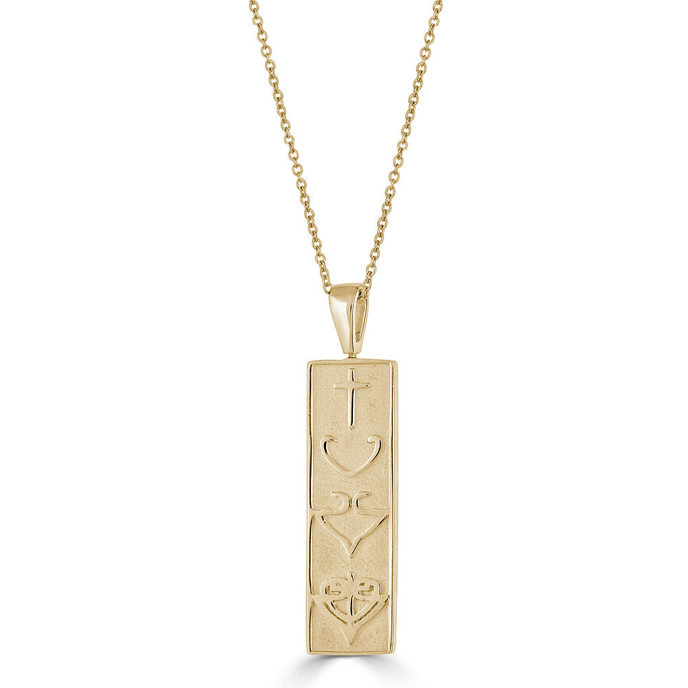 Reversible Vertical Bar HopeStrong® Pendant