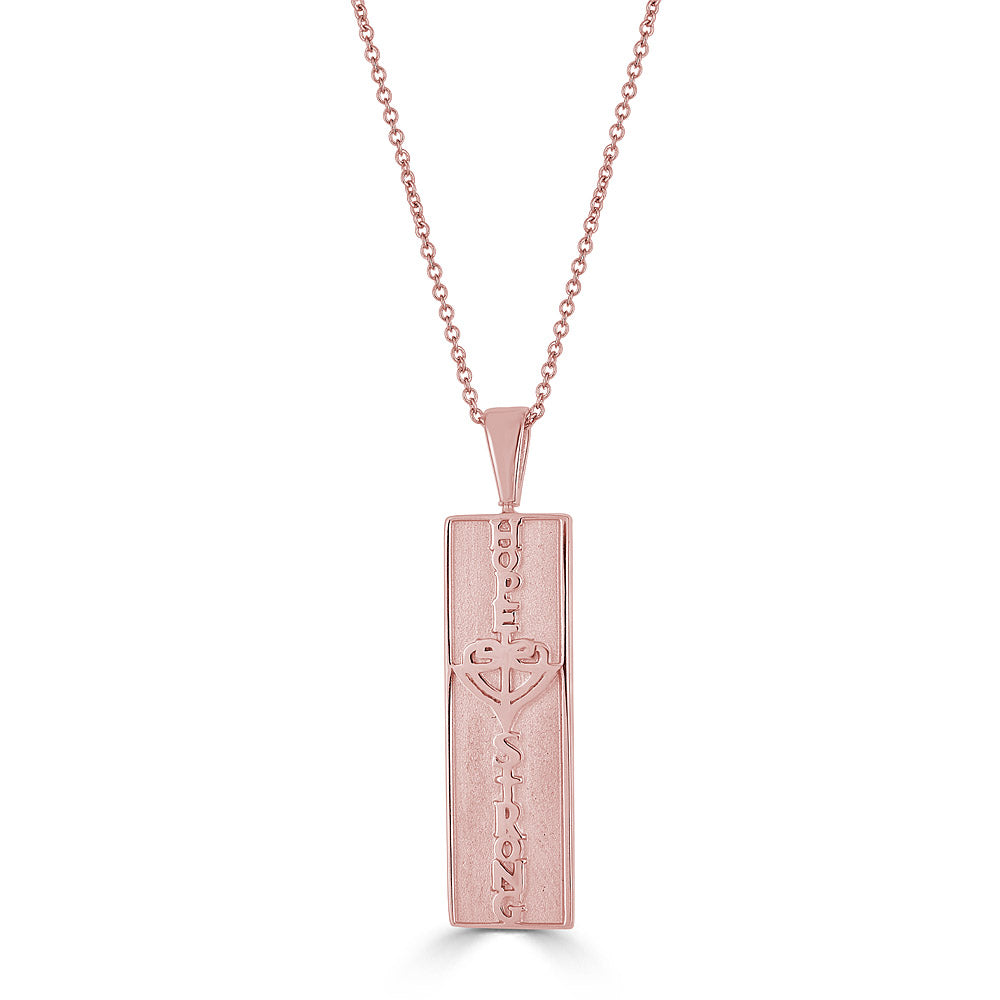 Reversible Vertical Bar HopeStrong® Pendant