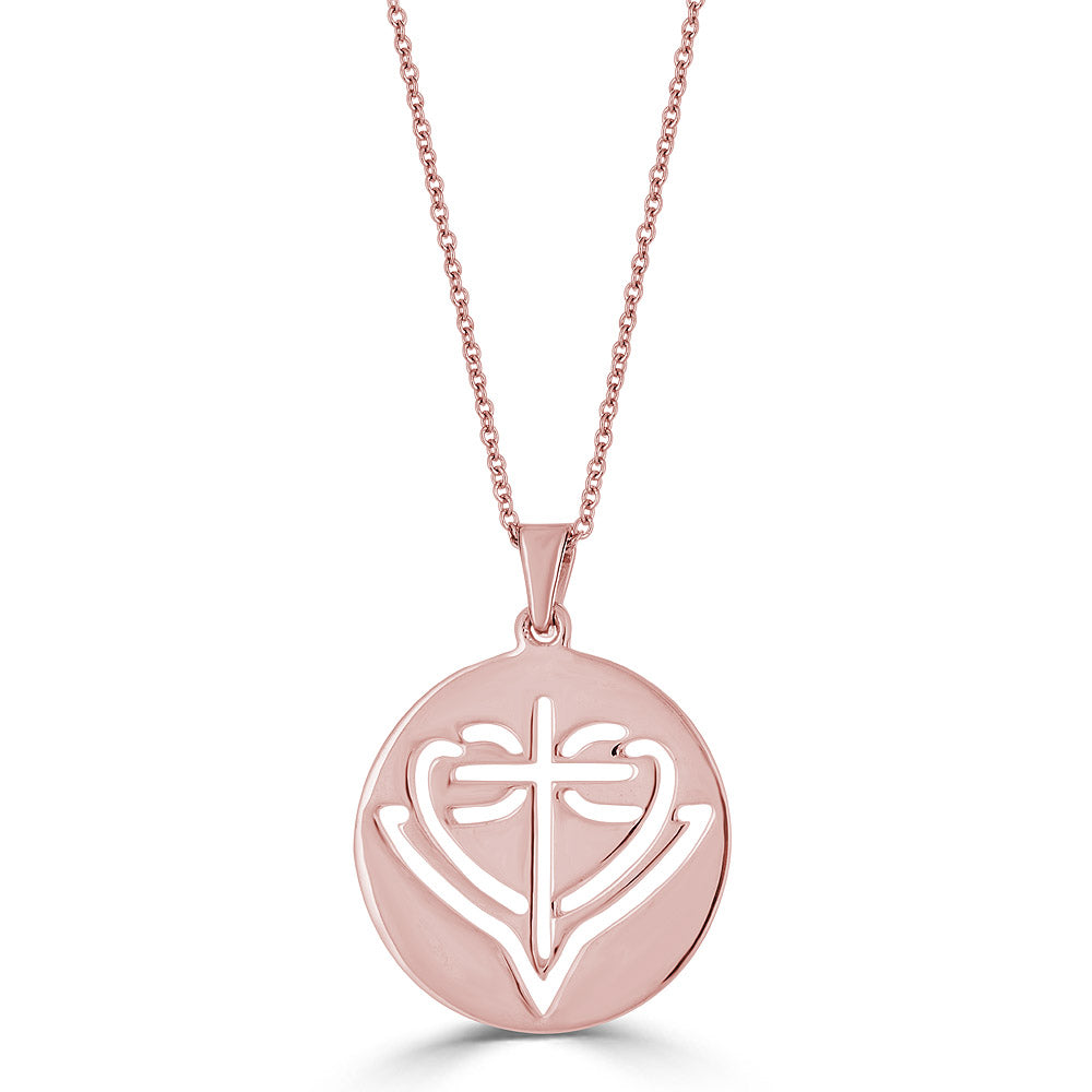 Round Cut-Out HopeStrong® Pendant