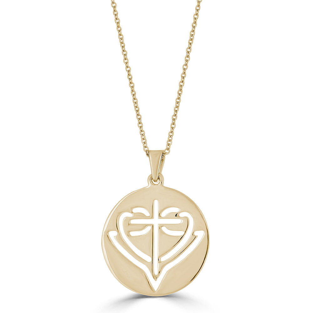 Round Cut-Out HopeStrong® Pendant