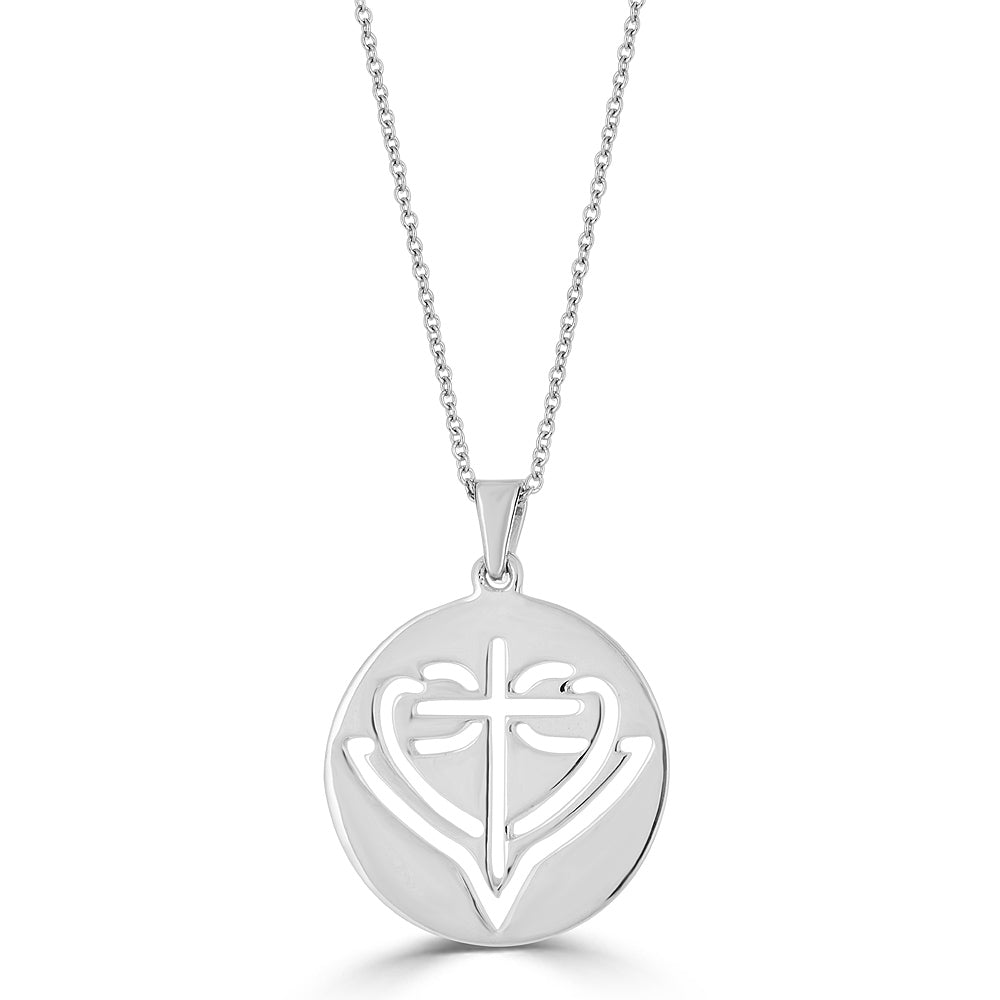 Round Cut-Out HopeStrong® Pendant