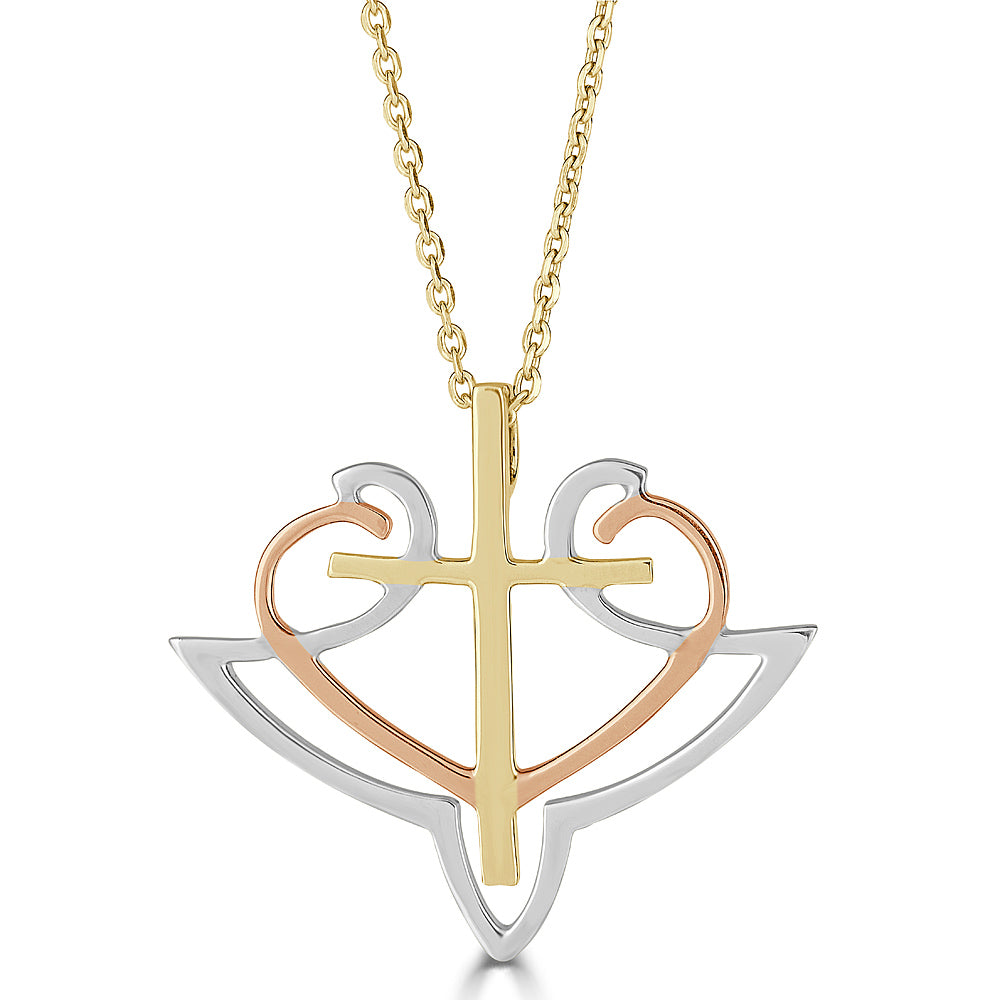 Classic 14KT Tri-tone HopeStrong® Pendant