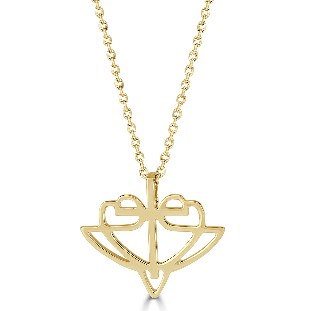 Classic Yellow Gold HopeStrong® Pendant - 14KT