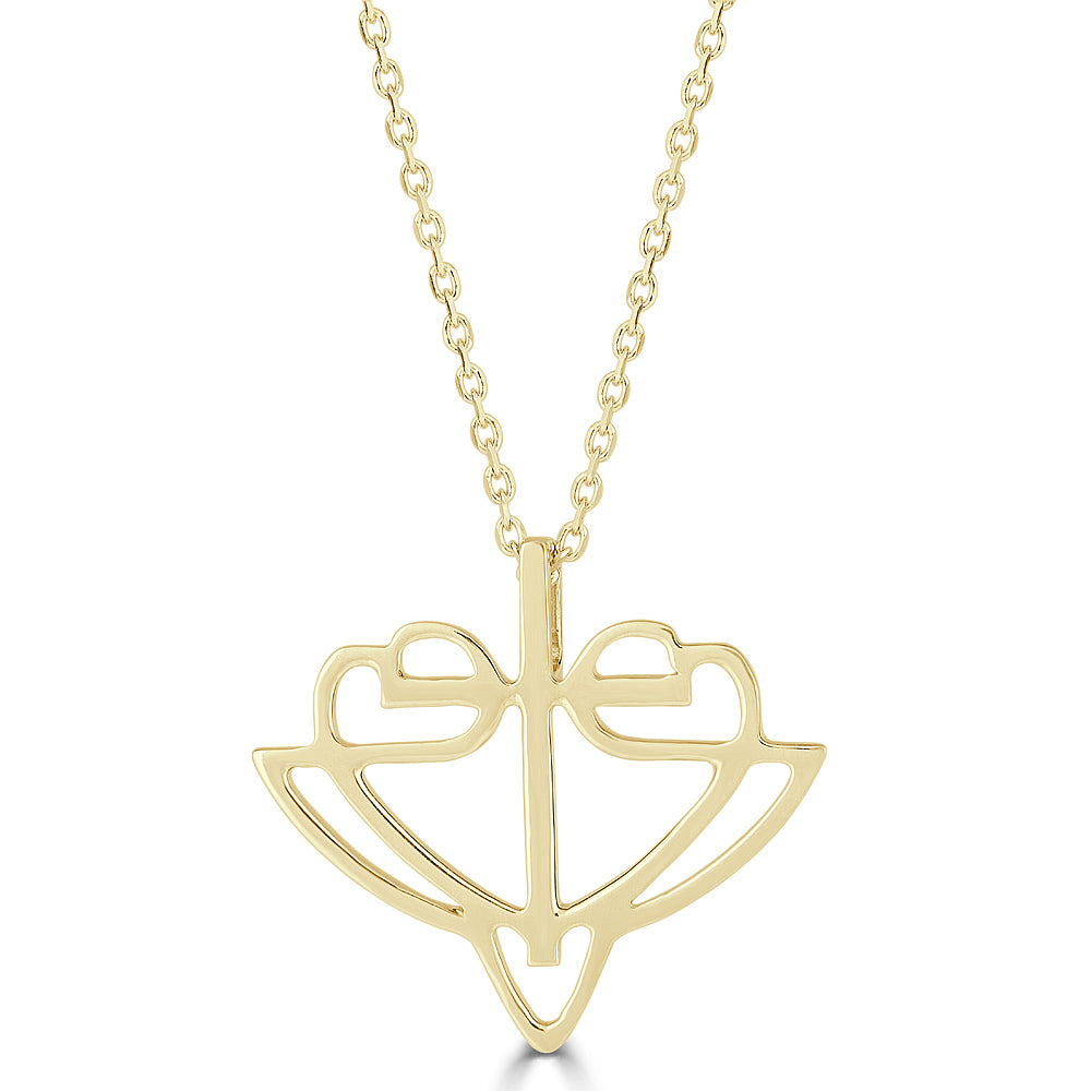 Classic Yellow Gold HopeStrong® Pendant - 14KT