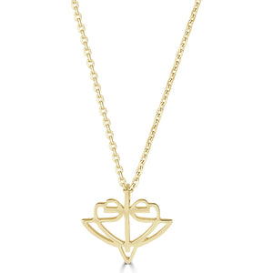 Open image in slideshow, Classic Yellow Gold HopeStrong® Pendant - 14KT
